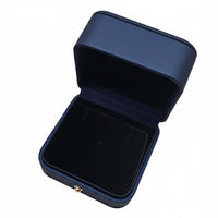 PU Leather Pin Box Elegant Design Commemorative Numismatic Display Case Hinged Lid Brooch Storage Box for Collectors, Veterans, Award Ceremonies