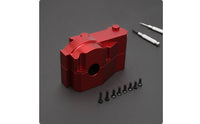 RC Car Gearbox Housing Upgrade RC Gearbox Cover with Screws Upgraded for Drivetrain Maintenance