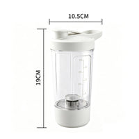 Rechargeable Self-Stirring Mug with Lid Wireless Stirring Cup with Carry Handle Graduated Automatic Mixing Mug Electric for Athletes