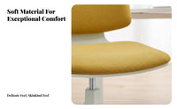 Minimalist Design Upholstered Walnut Side Chair sturdy Wood Frame Upholstered Wooden Chair Luxury and design Seating Furniture Padded Seat for Families, householders, Renters, Dining Room, Kitchen, Home Office, Restaurant