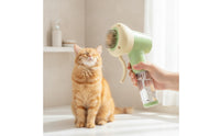 3-in-1 Dog Shampoo Dispenser with Brush Handheld Foaming Dog Shampoo Dispenser Portable Electric Pet Brush Compact for Dogs, Cats, Home