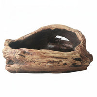 Drainage Hole Tree Root Planter Weather-Resistant Home Decor for Tabletop