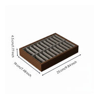 Bracelet Display Tray Soft Lining Bangle Organizer Compact Tray Design Jade Bracelet Display Case for Shop Owners, Boutique