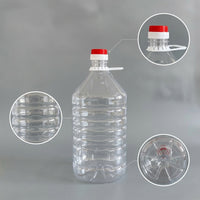 2.5L/5L PET Transparent Plastic Oil Drum Household Bulk Wine Bucket Water Container