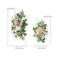 Wedding Welcome Sign Lightweight Wedding Board with Flowers Elegant Unique for Brides, Reception, Bridal Shower