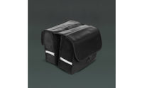 Water-Resistant Bike Pannier Bag with Reflective Trim Large Capacity Pannier Bag with Reflective Strips Long-Lasting for Commuting