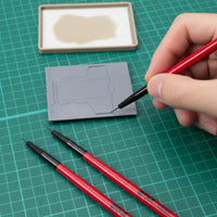 Model Painting Wet Palette Portable Model Paint Mixing Tray Unified Texture Zone Paint Mixing Palette Tray for Hobbyists