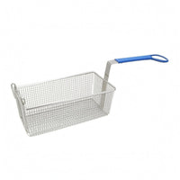 Rectangular Stainless Steel Frying Basket Loop Handle Wire Mesh Frying Basket Open-Top