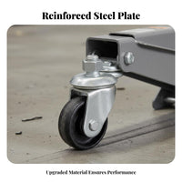 Universal Compatibility Heavy Duty Lifting Device Wheel Thickened Steel Plate Floor Lifting Device Caster Wheel Easy Installation
