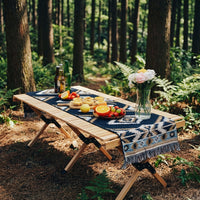 Picnic Blanket and Camping Mat for Outdoor Decor, Geometric Jacquard Camping Blanket, 160x40cm Indoor and Outdoor Beach Blanket, 1 Pack