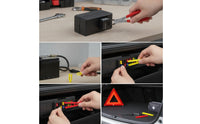 6 Pieces Tight Gaps Relay and Fuse Remover Tool Hard-to-Reach Relay Puller Pliers Anti-Slip Fuse Puller Pliers Slim for Mechanics, Car Owners, Garage, Roadside Repairs