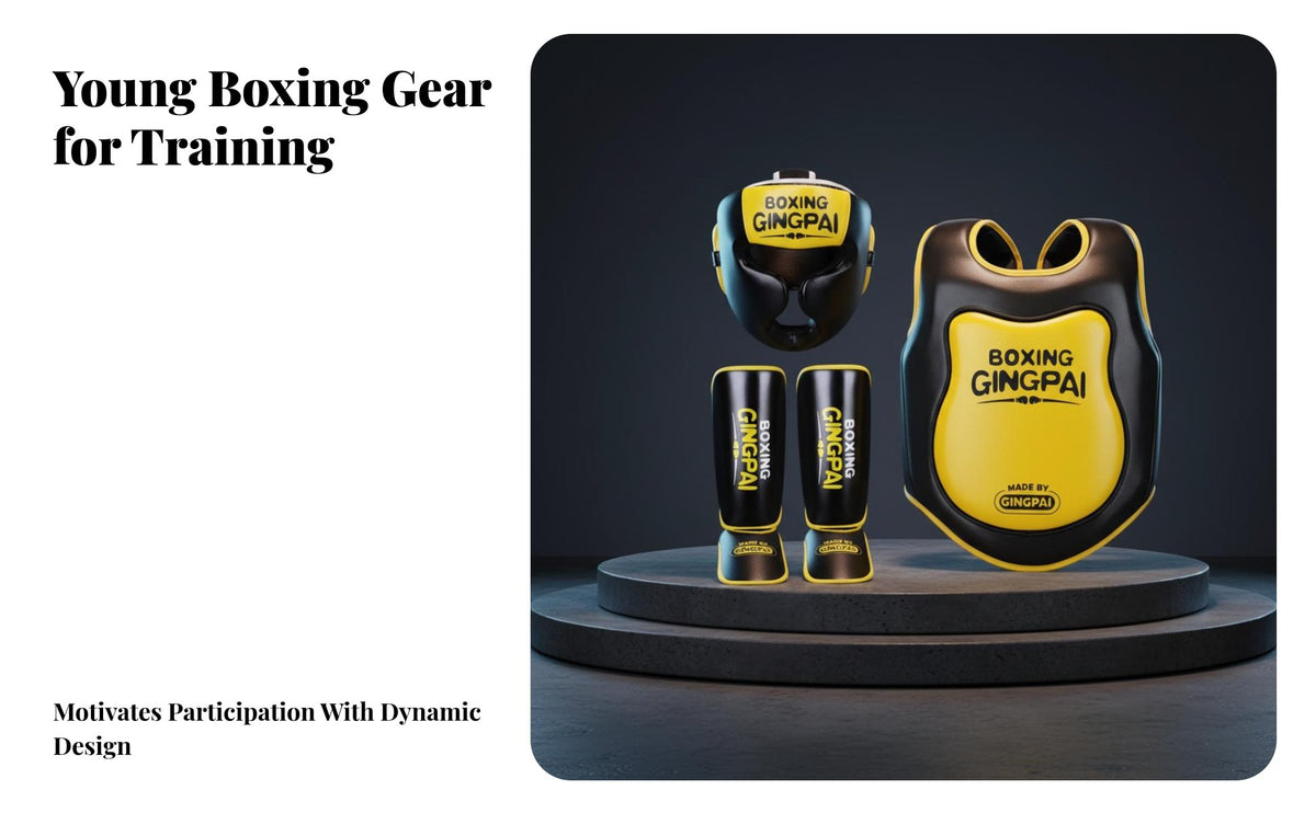 Young Fighting Gear Thickened Padding Kids Boxing Shielded Set Shock Absorbing Full Body Boxing Protection Set for Preschoolers, Exercise, Gym