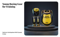 Young Fighting Gear Thickened Padding Kids Boxing Shielded Set Shock Absorbing Full Body Boxing Protection Set for Preschoolers, Exercise, Gym
