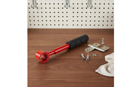 Heavy Duty 4 in 1 Hinge Wrench Standard Gauge Door Hinge Adjustment Tool Multi-Head Anti-Slip Rubber Grip for Home Maintenance