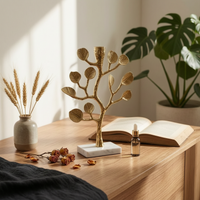 Tree Branch Candlestick Elegant Decor Long-Lasting for Entryway