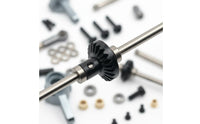 Six Wheel Drive Axle Kit Stable in Use Metal Axle Upgrade Set Easy to Install Drive Shaft Kit for Repair, Workshop