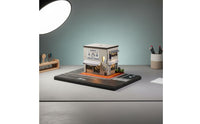 1/64 Corner Inn Model Detailed Accessories 1:64 Scale Diorama LED Lighted Die Cast Parking Scene for Collectors, Shelf Display, Collection Cabinet
