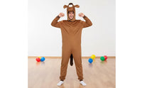Horse Cosplay Outfit Hooded Horse Costume Foot Covers Animal Suit for Adults