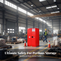 Cabinet Fire Resistant Fire Resistant-Resistant Cabinet Lockable for Lab Technicians, Industrial Professionals, Lab, Warehouse, Workshop