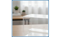 Dustproof Display Box with Steps Stackable Acrylic Display Box High Clarity Showcase Multi-Functional for Shelf, Desk