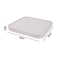 Linen Jewelry Tray Stackable Band Earring Tray Scratch Protection for Dressing Table