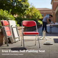 Folding Leg Stand Space Saving Folding Canteen Table Rust-Resistant Commercial Furniture for Restaurant Owners, Homeowners, Canteens, Outdoor, Kitchen