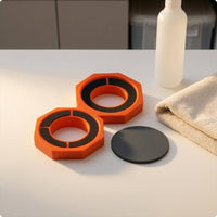 Slimline Octagonal Sanding Pad Textured Grip Sanding Pad Base Molded Plastic Shop Part Glossy Finish