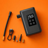 Rechargeable Cycle Pump Compact Digital Bike Pump LED Light