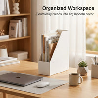 File Organizer for Office Desk, Lightweight Rack Stand, Freestanding Vertical Holder for Home Students