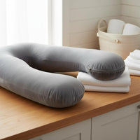 U-Shaped Maternity Pillow Multi-Functional Maternity Pillow Machine Washable Cover Support for Women, Expecting Parents, Nursing, Lounging