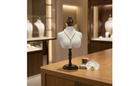Necklace Bust Display Organize Effortlessly to Organize Necklace Display Bust Organized Store Fixture