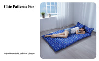 No Electricity Needed Summer Cooling Water Bed Topper Leak Proof Water-Filled Cooling Mattress Pad Strong Weight-Bearing Capacity Chilled Mattress Topper Energy Saving for Hot Sleepers, Students, Dorm Room