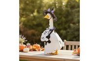 Spooky Goose Costume Decorative Goose Outfit with Hat Lace-Trimmed Outfits Whimsical for Yard Decoration