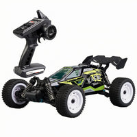 All-Terrain Rc Car Knobby Tires Pistol Grip Controller All-Terrain Rc Truck Black Shell Toy Vehicle 4WD