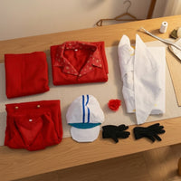 Coordinated Cosplay Outfit Easy to Wear Cosplay Costume Comfortable Anime Uniform Simple for Photo Shoots