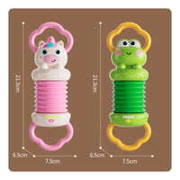 Loop Handles Baby Accordion Toy Corrugated Plastic Bellows Toy for Babies