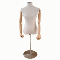 Dress Form Mannequin with Arms Articulated Mannequin Torso with Arms Freestanding Female Torso Display for Boutiques, Photo Studios