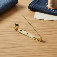 Badge Pin Back Secure Latch Long Lasting for Garment Decorations