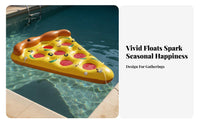 Fun Shape Giant Floating Inflatable Lounger Sturdy PVC Material Novelty Pool Inflatable Lounger Easy to Inflate Inflatable Floating Toy Oversized for Adults, Beach, Lake