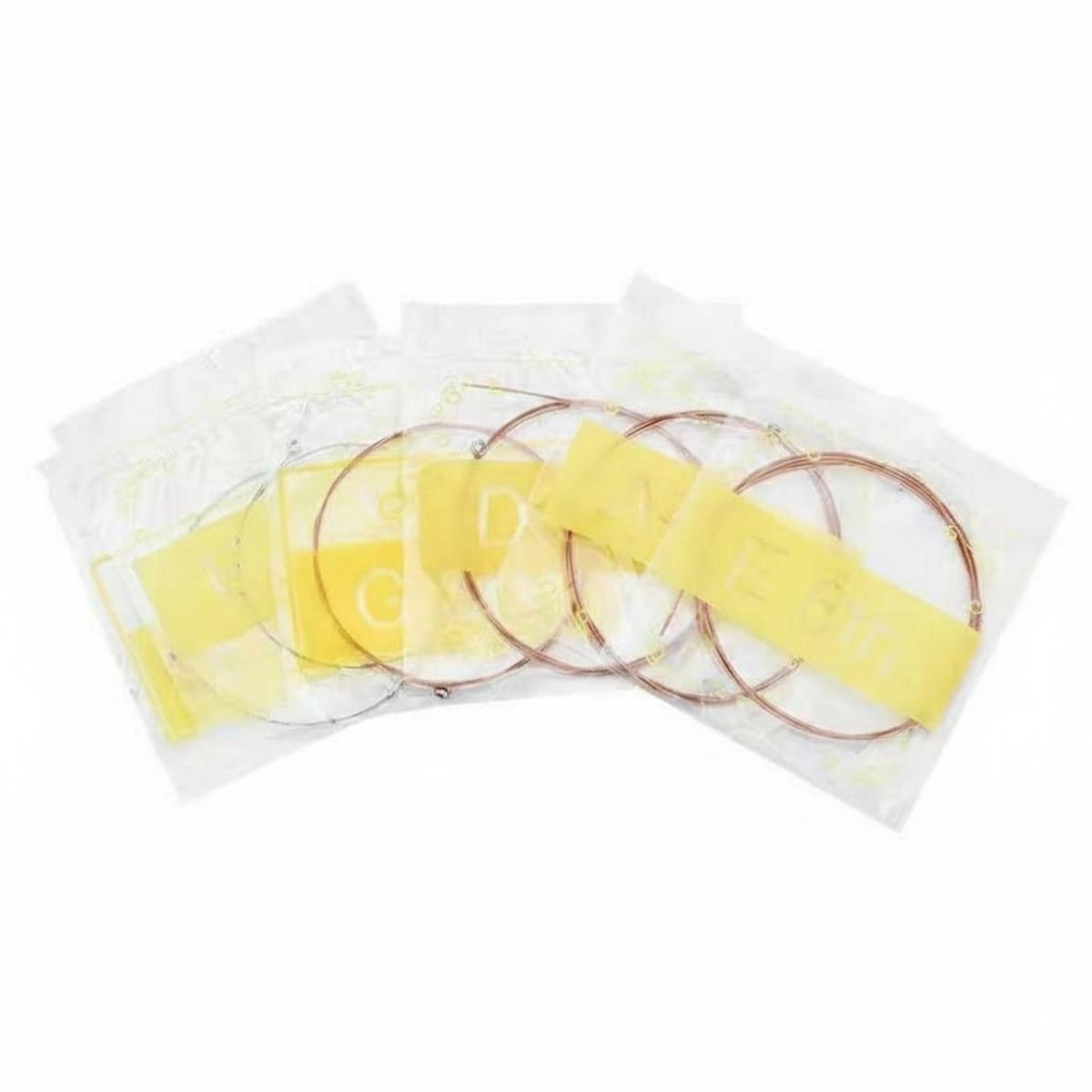 Phosphor Copper Winding Folk Guitar String Anti-Rust Coating Folk Guitar Strings Deep and Rich Tone for Guitarists, Musicians, Home Studio