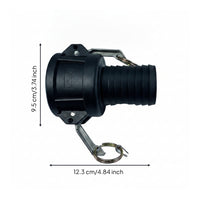 IBC Tote Adapter with Quick-Connect Leak-Proof IBC Tote Hose Adapter Watertight Compact for Liquid Transfer