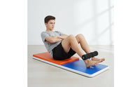 Padded Support Sit-up Test Board Home Workout Abdominal Test Bench Heavy Duty Ab Crunch Board for Students, School