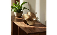 Abstract Circular Sculpture Contemporary Circular Sculpture Geometric Tabletop Accessory for Coffee Table, Living Room
