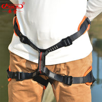 Ansu Outdoor Rock Climbing Harness Half-Body Safety Belt for Rappelling and High-Altitude Work