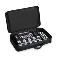 Portable Guitar Pedal Bag with Pockets Lightweight Pedal Board Bag with Pocket Oxford Cloth Zippered for Guitarists