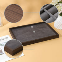 Jewelry Display Tray Rectangular Jewelry Display Tray Low-Profile for Vanity, Dresser, Retail Counter