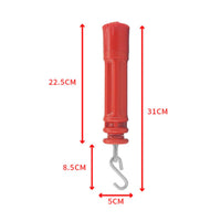 Stainless Steel Lane Line Fixture Long-Lasting Swimming Lane Rope Tightener Easy to Install S Hook Rope Tensioner for Competition Pools