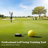 Improves Hitting Accuracy Golf Head Position Coach Develops Muscle Memory Retractable Swing Training Ball Instant Feedback for Beginners