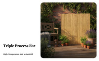 Bamboo Garden Fence Decorative Bamboo Fence Weather Resistant for Homeowners, DIY Enthusiasts, Outdoor, Backyard, Balcony