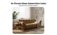 floretbackrest Sofa French Retro design Couch Small Apartment suitable for Living Room Furniture for Interior Design aficionados, Homeowners, Lounge Area, Home